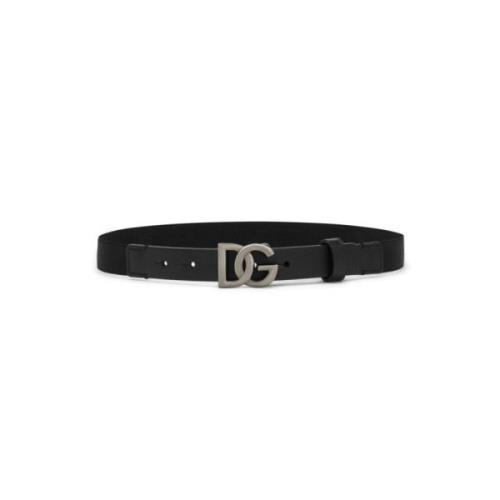 Kinderen Zwart Elastische Riem Dolce & Gabbana , Black , Dames