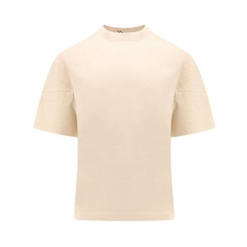 Beige Crew-neck T-shirt Burberry , Beige , Heren