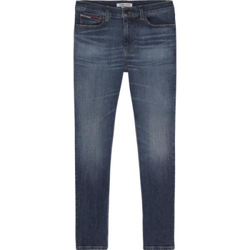 Blauwe Broek Jeans Tommy Jeans , Blue , Heren