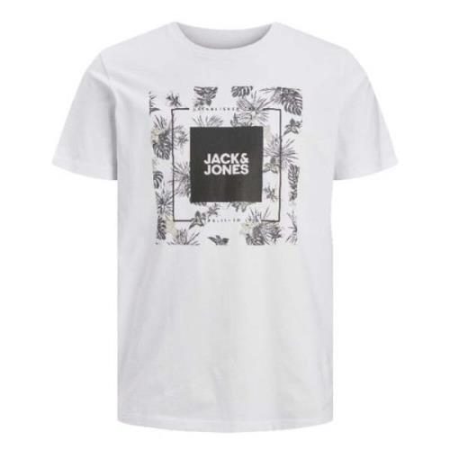 Tropicana T-shirt Jack & Jones , White , Heren