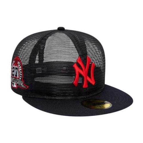 NY Yankees Mesh Patch Baseball Cap New Era , Blue , Unisex