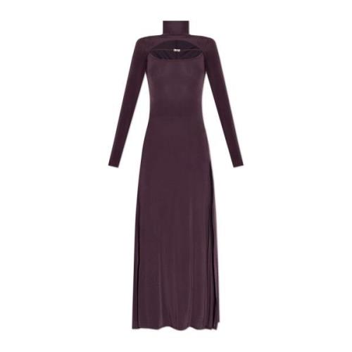 Jurk met uitsnijding Versace Jeans Couture , Purple , Dames