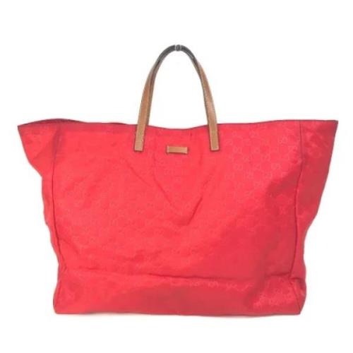 Pre-owned Canvas gucci-bags Gucci Vintage , Red , Dames