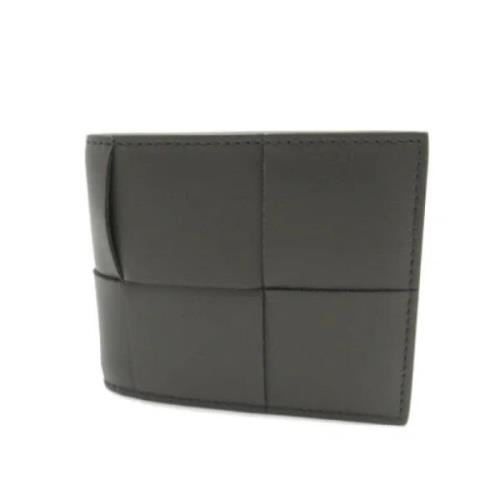 Pre-owned Leather wallets Bottega Veneta Vintage , Gray , Dames