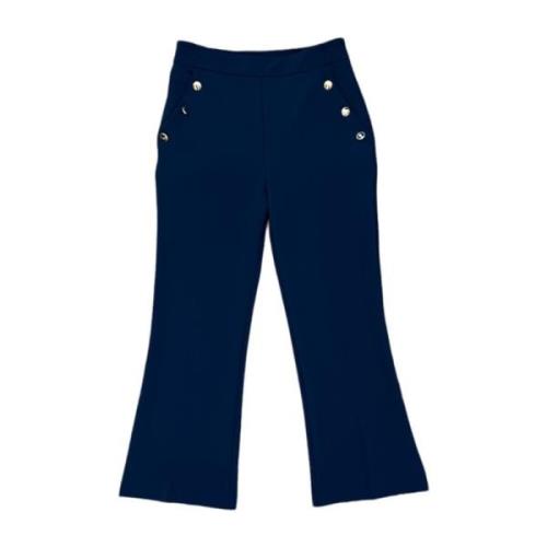 Dames Chino Broek, Synthetisch Materiaal Kaos , Blue , Dames