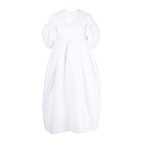 Sneeuwwitte Pofmouw Jurk Cecilie Bahnsen , White , Dames