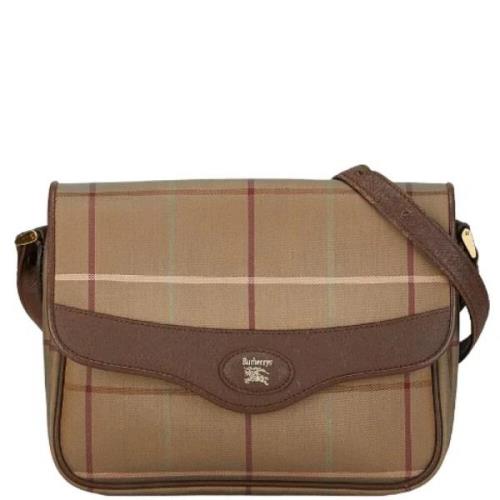 Pre-owned Canvas shoulder-bags Burberry Vintage , Brown , Dames