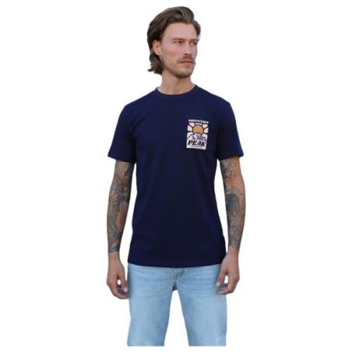 Gedrukte Peak T-shirt Kultivate , Blue , Heren