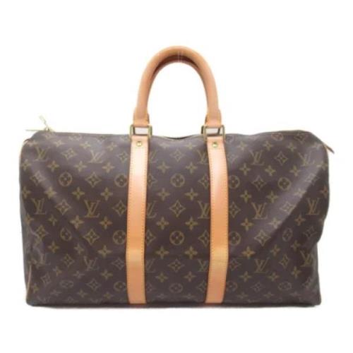 Pre-owned Canvas louis-vuitton-bags Louis Vuitton Vintage , Brown , Da...