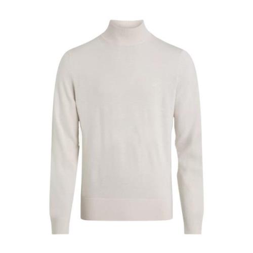 Gestructureerde Turtlenecks Calvin Klein , Beige , Heren