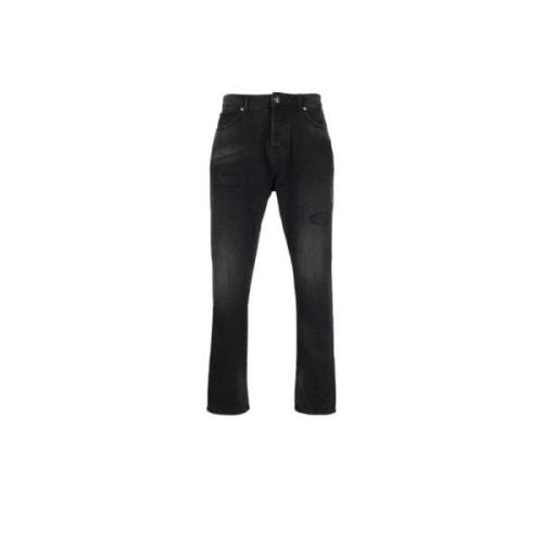 Slim-fit Jeans van Denim John Richmond , Black , Heren