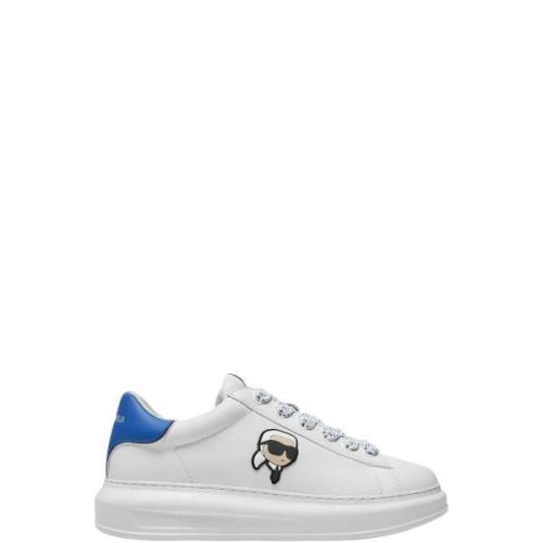 Wit Blauw Heren Sneakers Kl52528 Karl Lagerfeld , White , Heren