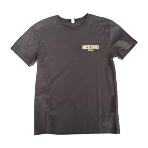 Katoenen T-shirt met korte mouwen voor mannen Moschino , Black , Heren