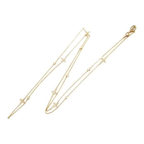 Pre-owned Rose Gold necklaces Cartier Vintage , Yellow , Dames