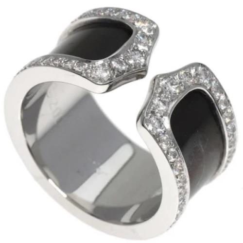 Pre-owned White Gold rings Cartier Vintage , Gray , Dames