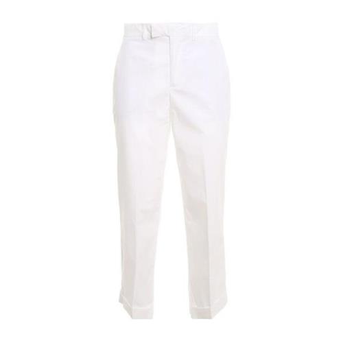 Stijlvolle Broeken voor Vrouwen Twinset , White , Dames