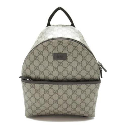 Pre-owned Canvas gucci-bags Gucci Vintage , Gray , Dames