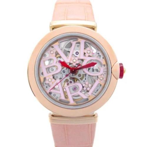 Pre-owned Stainless Steel watches Bvlgari Vintage , Pink , Dames