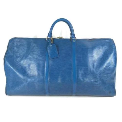 Pre-owned Leather louis-vuitton-bags Louis Vuitton Vintage , Blue , Da...