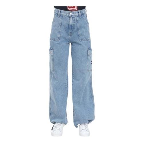 Claire Loose High-Waisted Streetwear Jeans Tommy Jeans , Blue , Dames