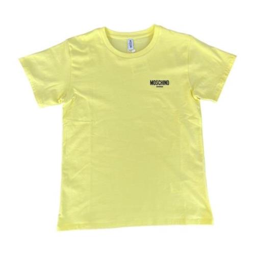 Korte mouw T-shirt voor vrouwen Moschino , Yellow , Dames