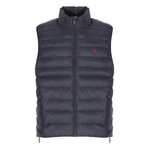 Gewatteerd Mouwloos Jack Blauw Ralph Lauren , Blue , Heren