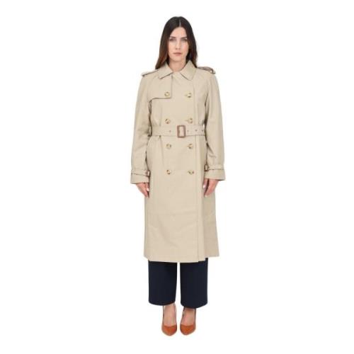 Beige Trenchcoat Damesmode Ralph Lauren , Beige , Dames