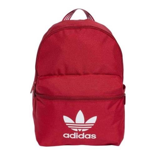 Rode Adicolor Rugzak voor Mannen en Vrouwen Adidas Originals , Red , U...