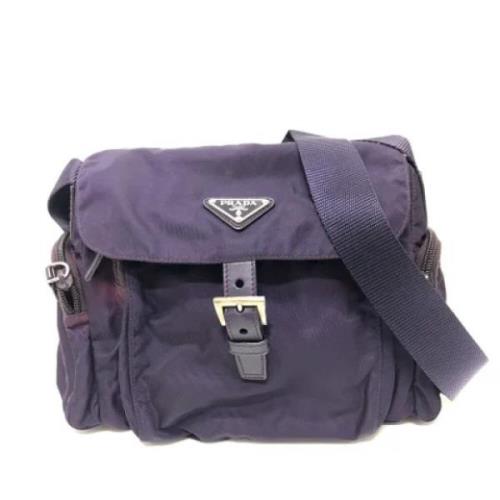 Pre-owned Fabric prada-bags Prada Vintage , Purple , Dames