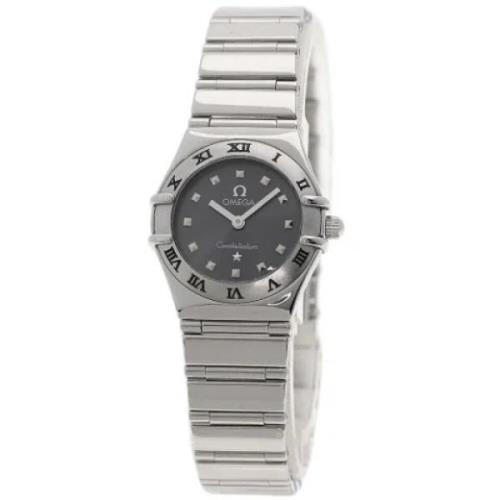 Pre-owned Stainless Steel watches Omega Vintage , Gray , Dames