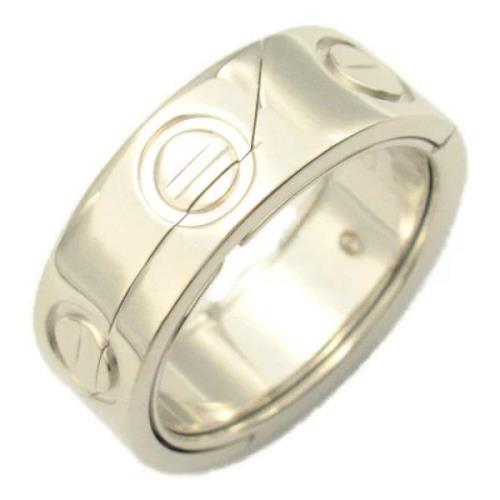 Pre-owned White Gold rings Cartier Vintage , Gray , Dames