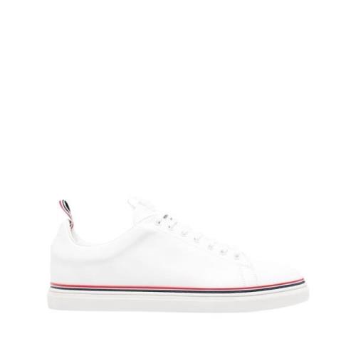 Witte lage top Pebble Grain sneakers Thom Browne , White , Heren