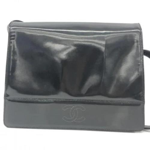 Pre-owned Leather chanel-bags Chanel Vintage , Black , Dames