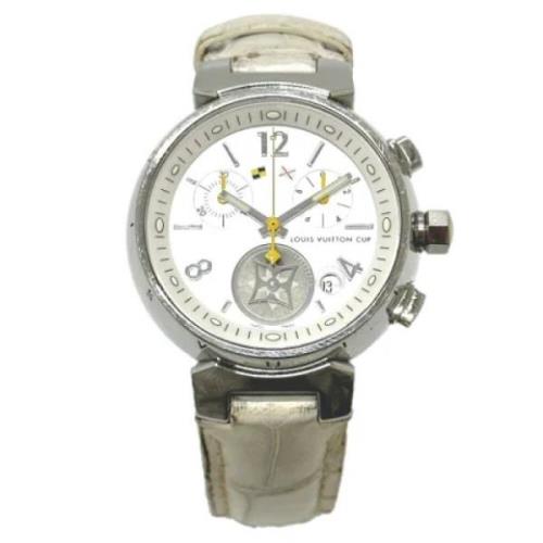 Pre-owned Stainless Steel watches Louis Vuitton Vintage , White , Dame...