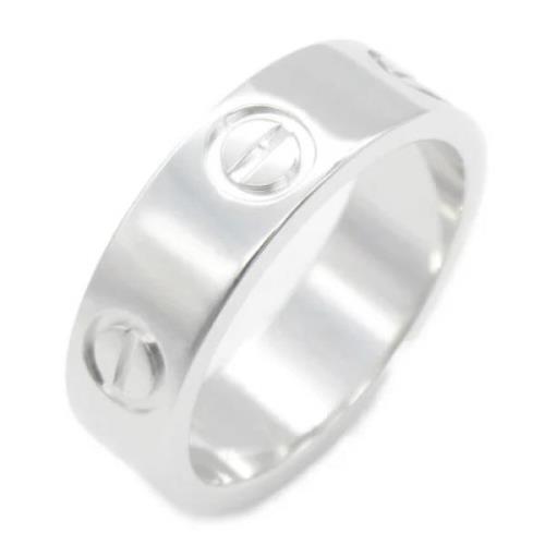 Pre-owned White Gold rings Cartier Vintage , Gray , Dames