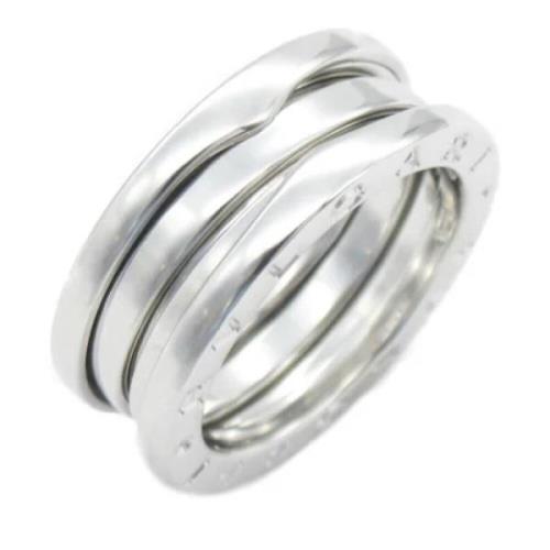 Pre-owned White Gold rings Bvlgari Vintage , Gray , Unisex