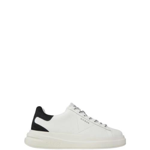 Wit Zwart Sneakers Guess , White , Heren