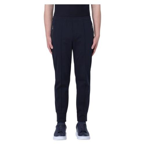 Stijlvolle Broek voor Mannen Giorgio Armani , Blue , Heren