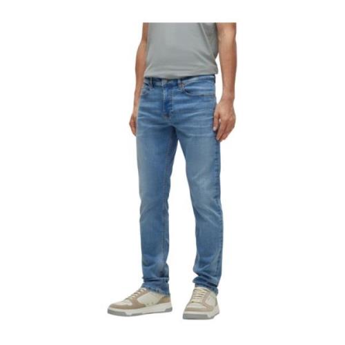 Heren Delaware Jeans, Katoen Gemaakt Hugo Boss , Blue , Heren