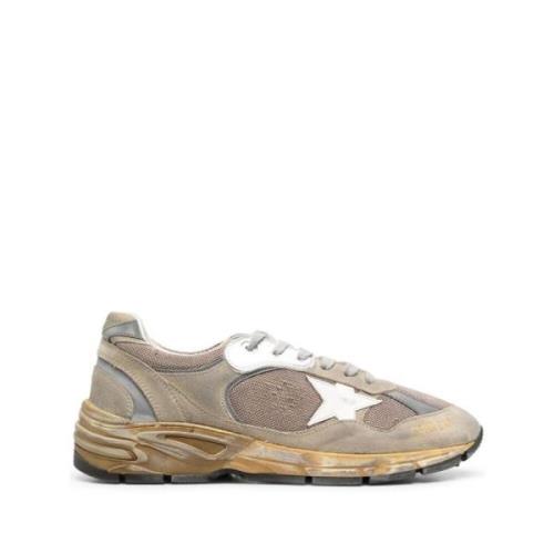 Vader Ster Leren Hardloopschoenen Golden Goose , Multicolor , Heren