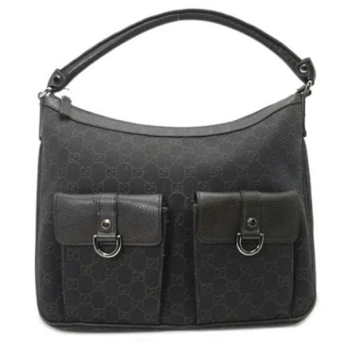 Pre-owned Canvas gucci-bags Gucci Vintage , Black , Dames