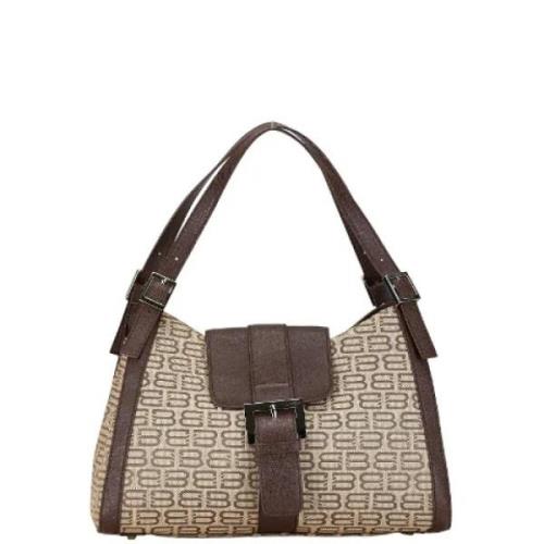 Pre-owned Canvas handbags Balenciaga Vintage , Brown , Dames