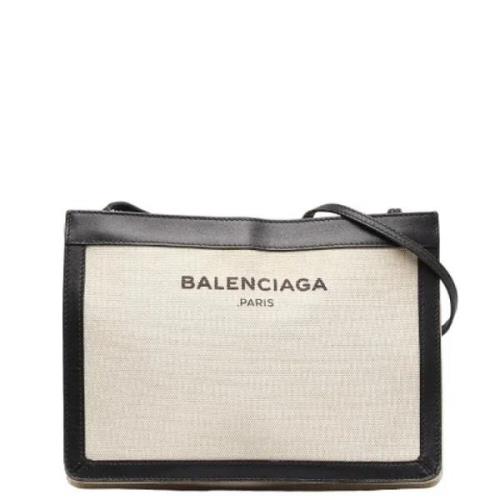 Pre-owned Canvas crossbody-bags Balenciaga Vintage , Beige , Dames