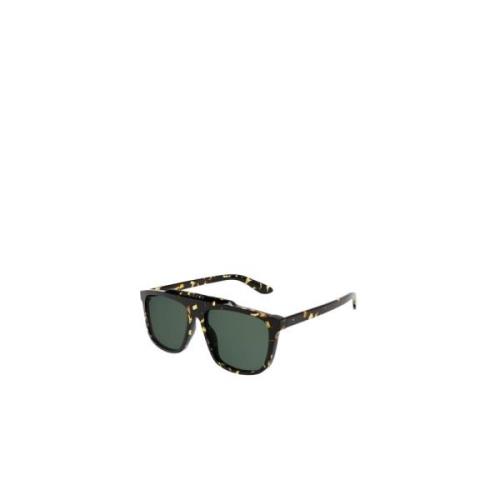 Donkere Tortoiseshell Aviator Zonnebril Gucci , Brown , Heren