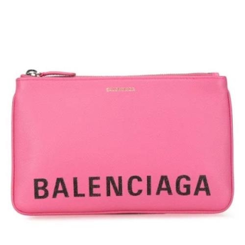 Pre-owned Leather balenciaga-bags Balenciaga Vintage , Pink , Dames