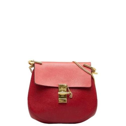 Pre-owned Leather crossbody-bags Chloé Pre-owned , Red , Dames