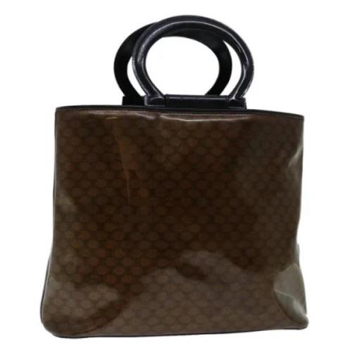 Pre-owned Canvas handbags Celine Vintage , Brown , Dames