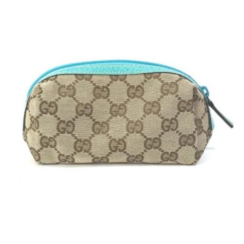 Pre-owned Canvas gucci-bags Gucci Vintage , Beige , Dames