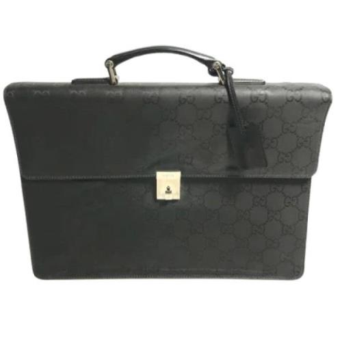 Pre-owned Canvas gucci-bags Gucci Vintage , Black , Dames