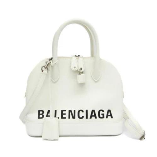 Pre-owned Leather balenciaga-bags Balenciaga Vintage , White , Dames